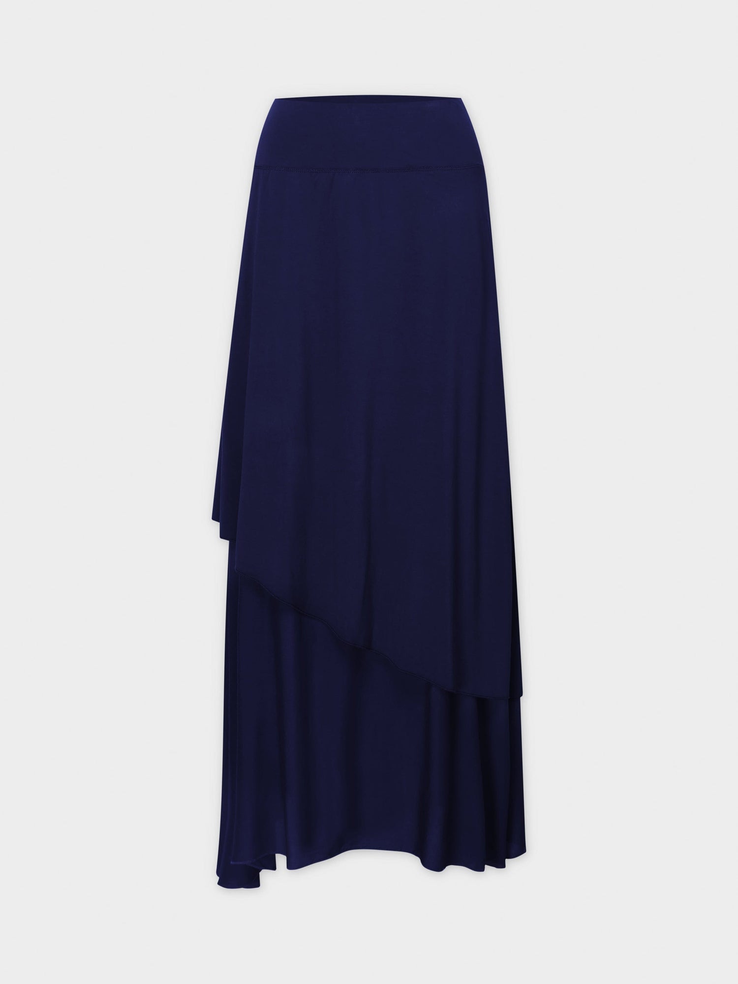 DOUBLE LAYER SKIRT-NAVY