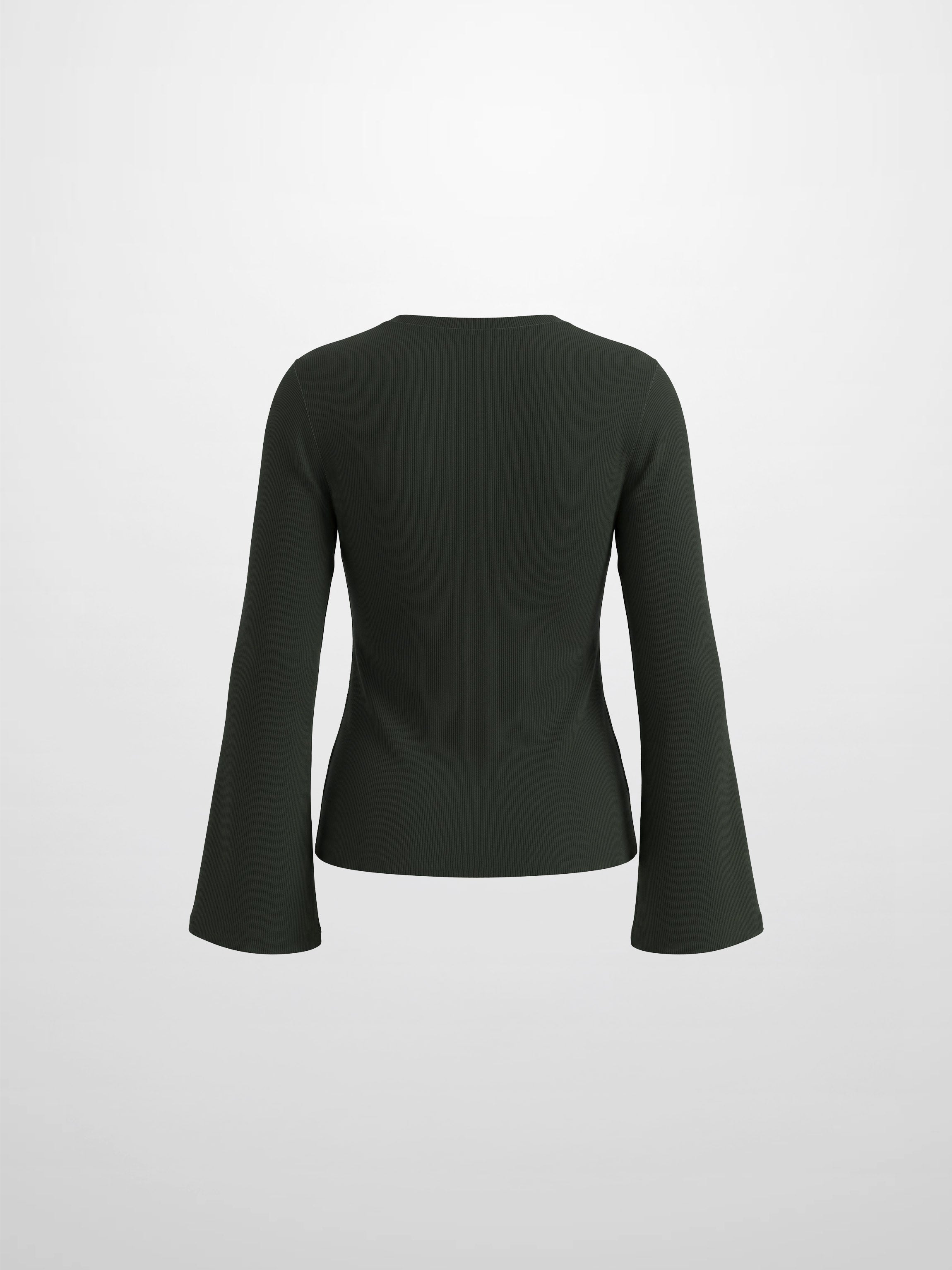 Bell Sleeve Sweater - Green
