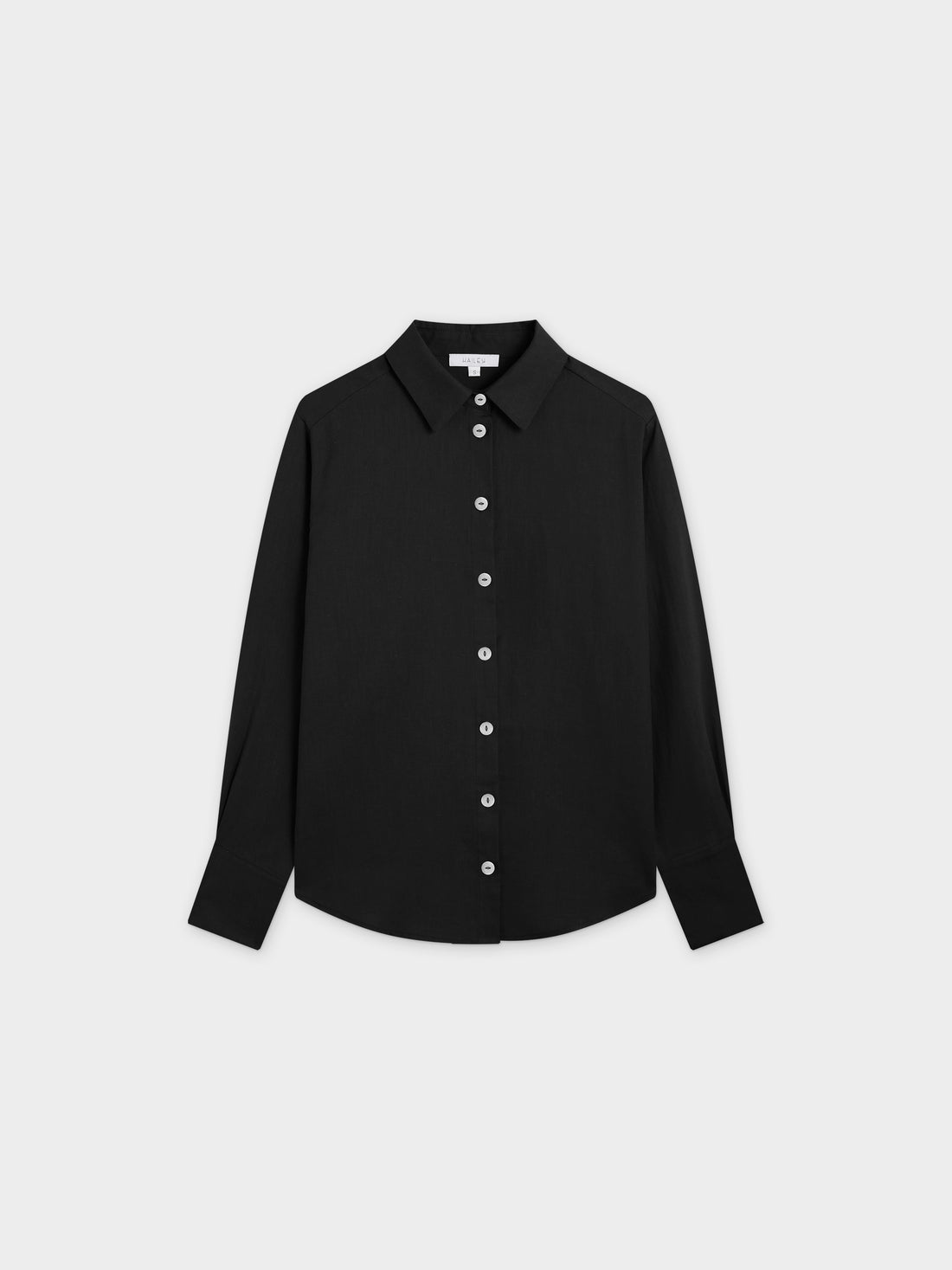 Linen Blouse-Black