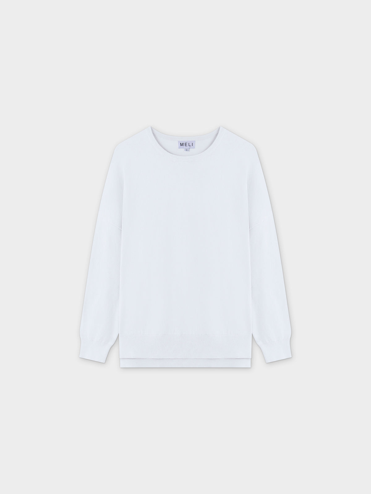 Oversized Lightweight Sweater-White