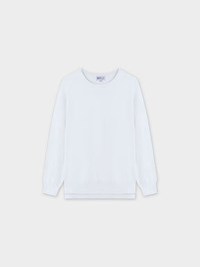 Oversized Lightweight Sweater-White