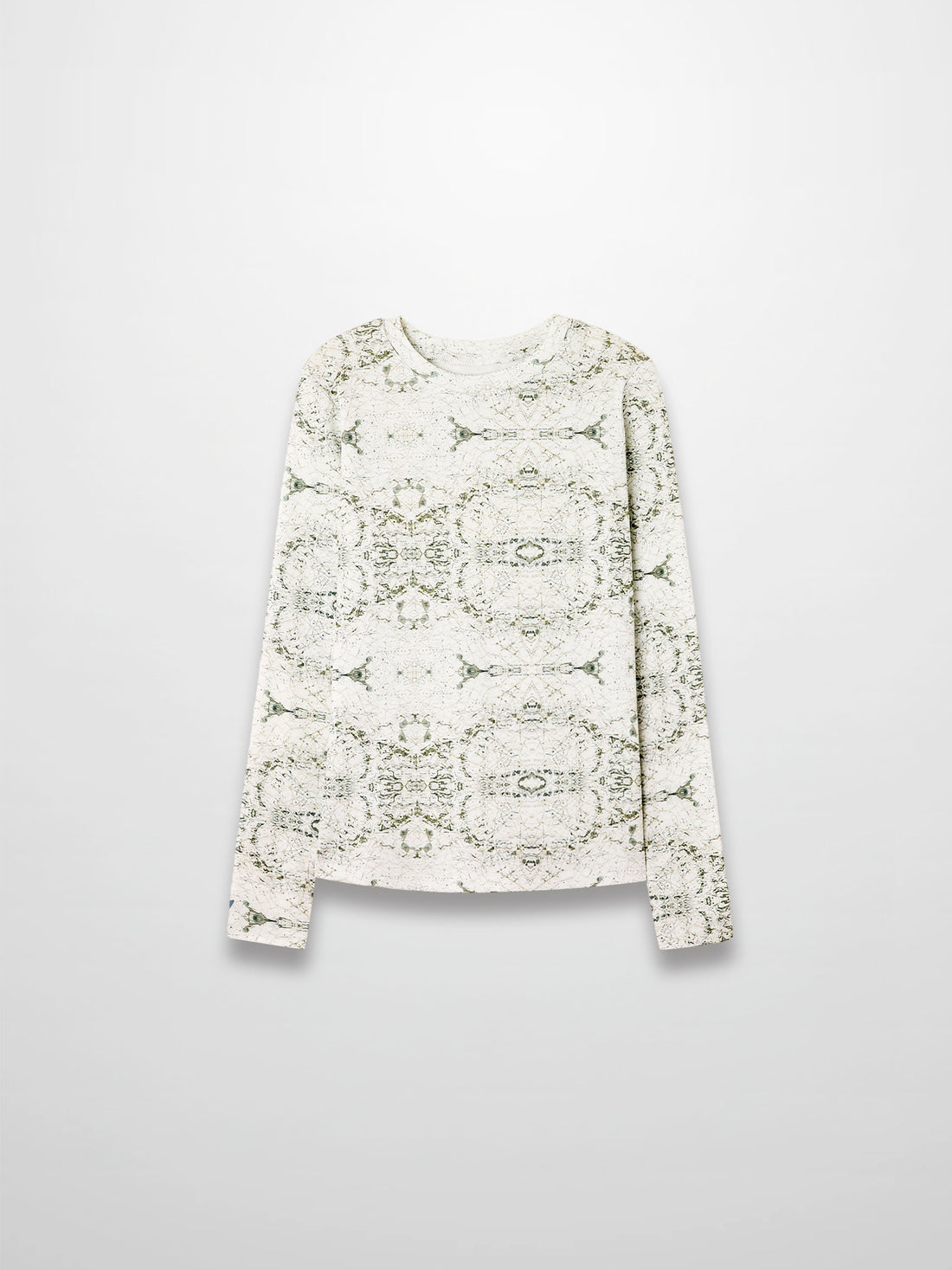 Basic Printed T-shirt-Mint World Map