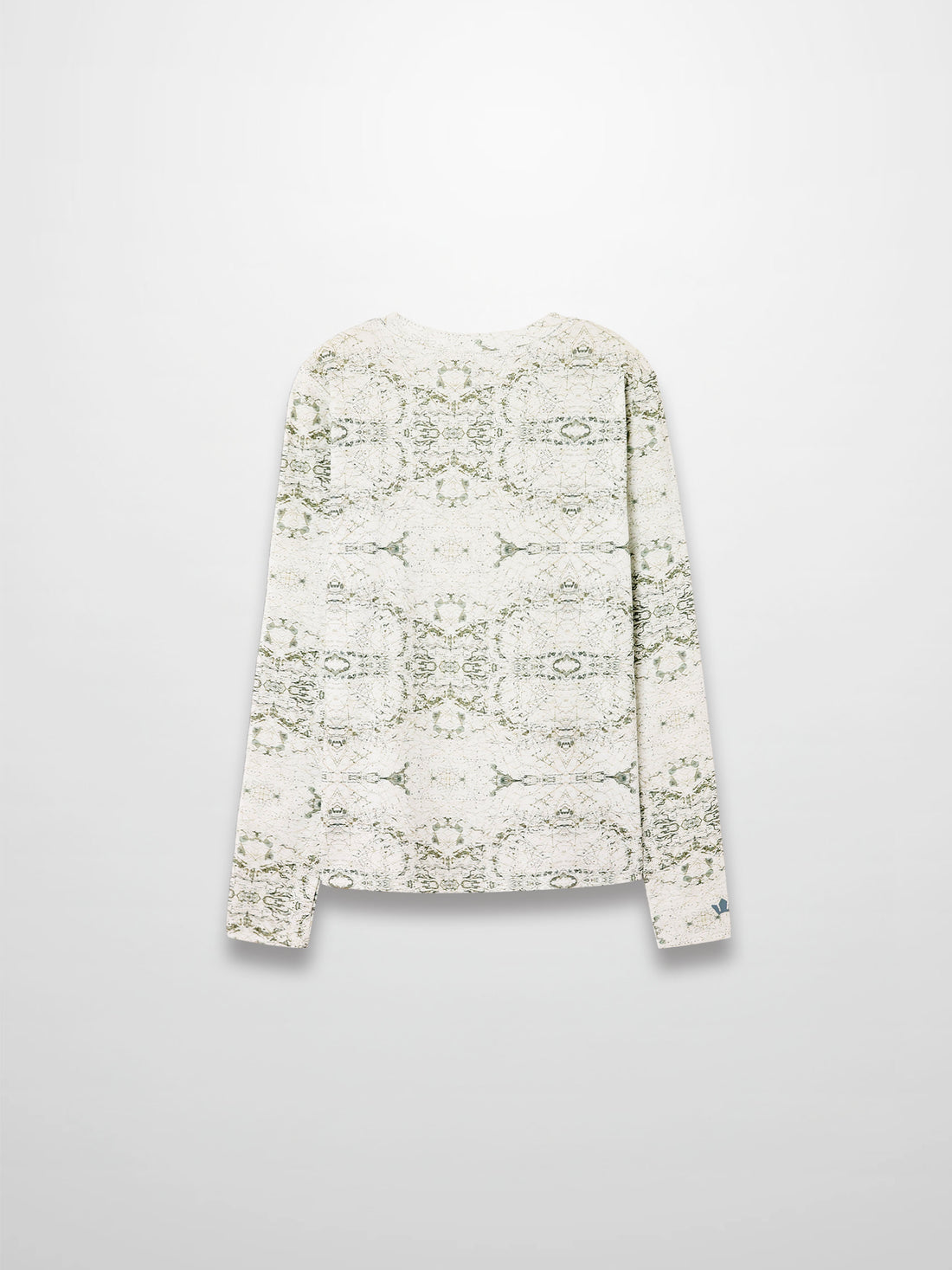 Basic Printed T-shirt-Mint World Map