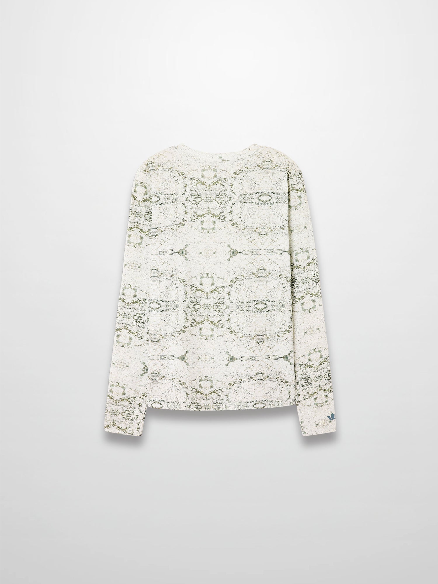 Basic Printed T-shirt-Mint World Map