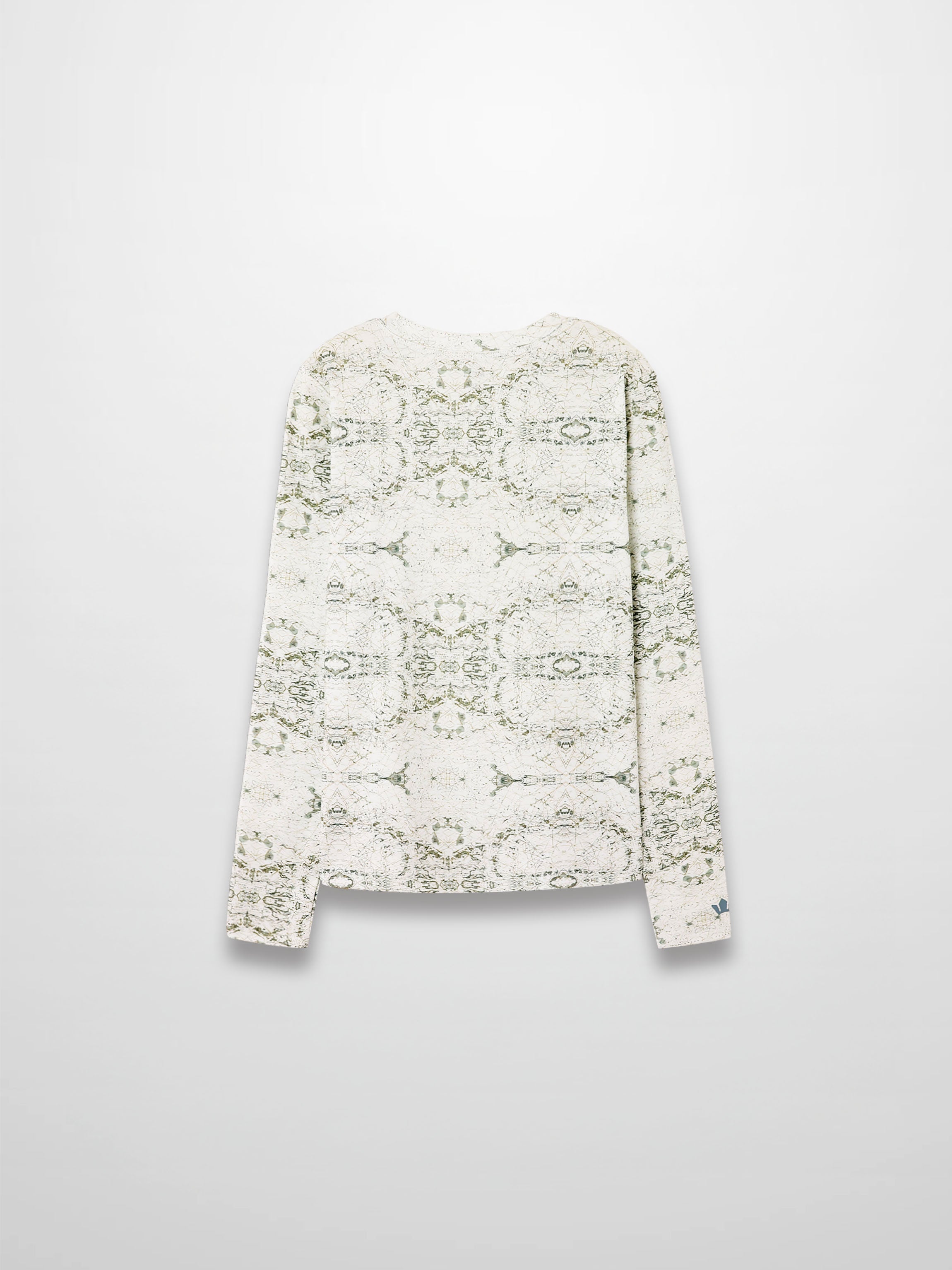 Basic Printed T-shirt-Mint World Map