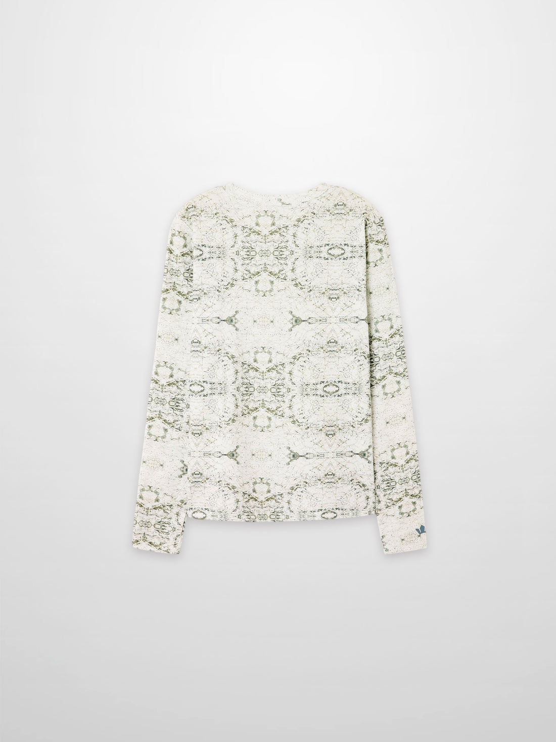 Basic Printed T-shirt-Mint World Map