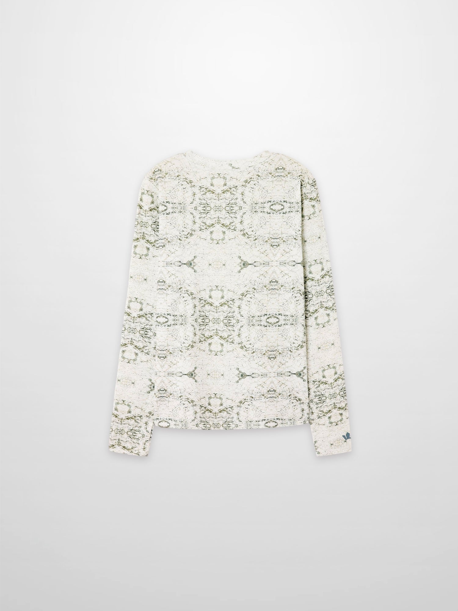 Basic Printed T-shirt-Mint World Map