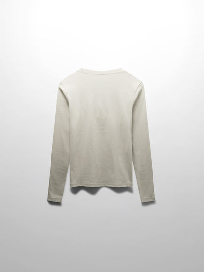 CLASSIC TEE LONG SLEEVE-BEIGE