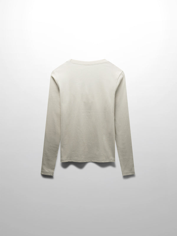 CLASSIC TEE LONG SLEEVE-BEIGE