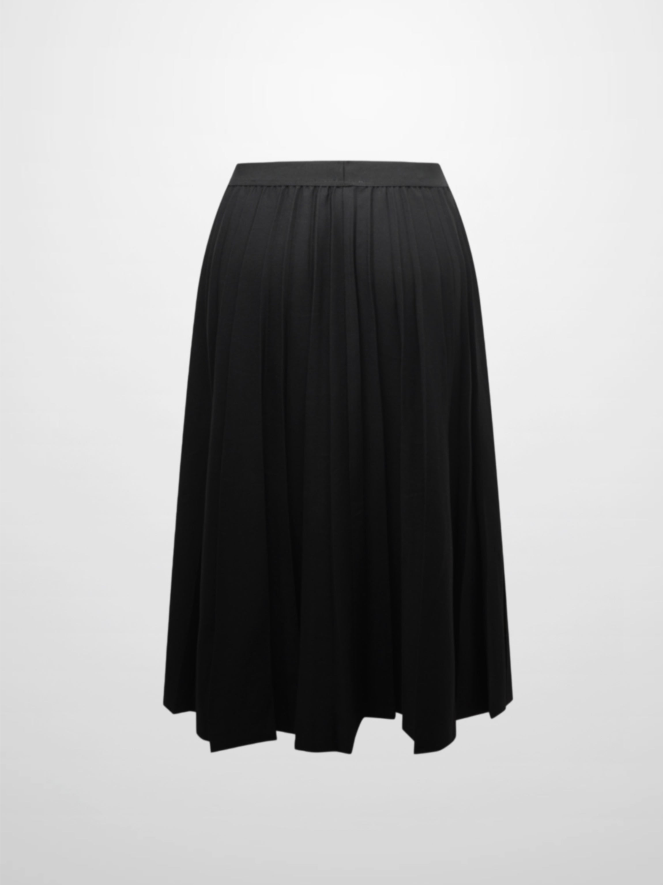 PLEATED SKIRT 26"-BLACK