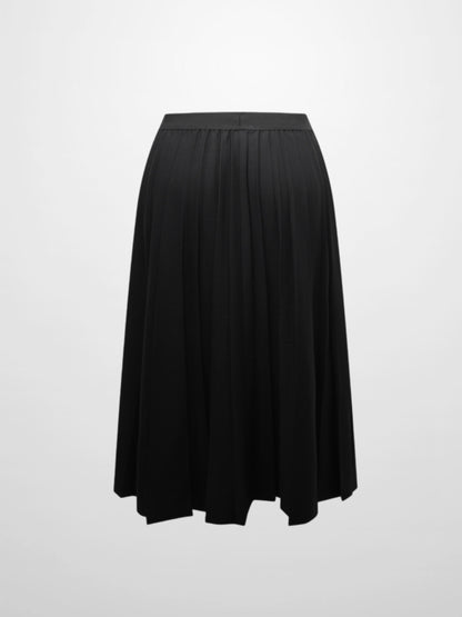 PLEATED SKIRT 26"-BLACK