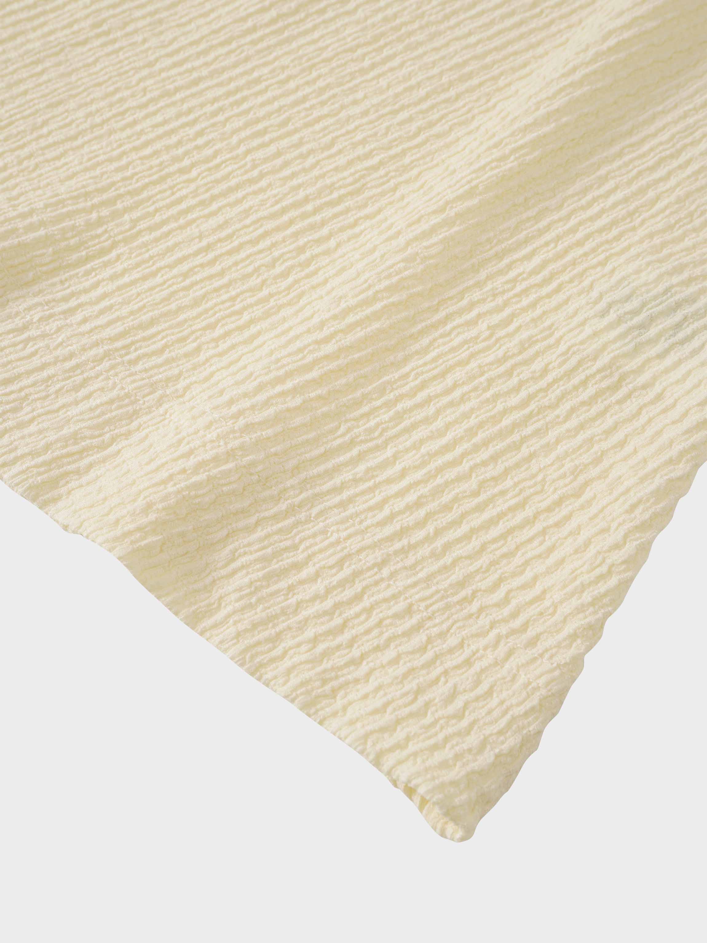 Textured Wrap Maxi Dress-Soft Yellow