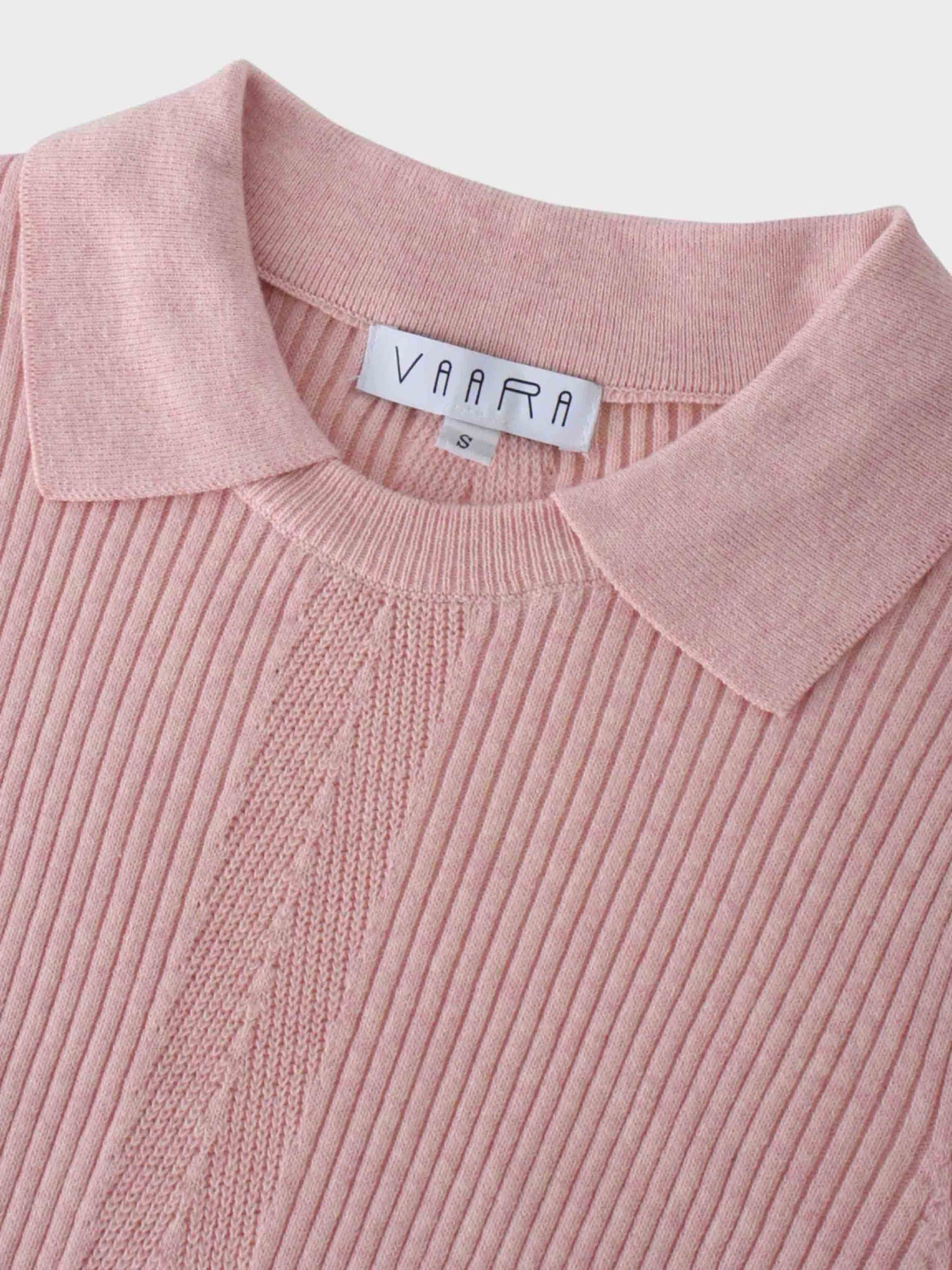 Center Design Sweater-Heathered Pink