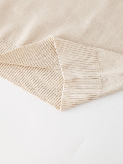 Basic Crew Sweater LS-Ivory