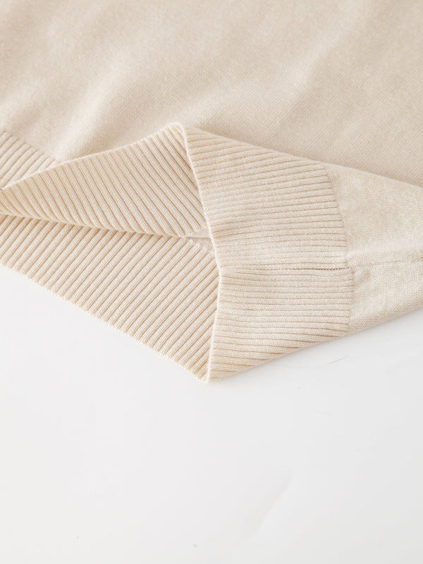 Basic Crew Sweater LS-Ivory