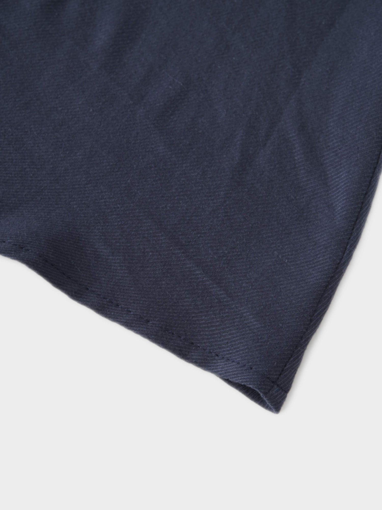 Pleat Top Silk/Linen Blend Dress-Navy