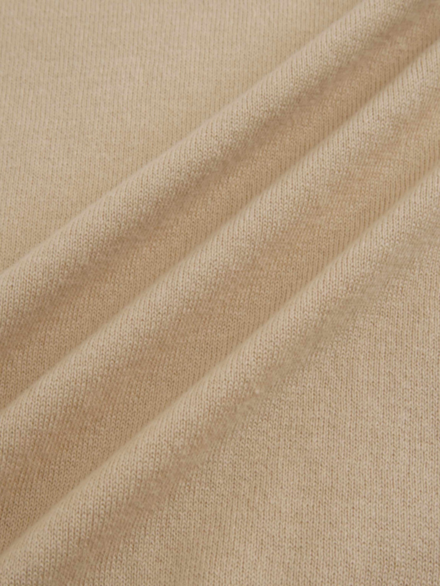 High V Lightweight Sweater-Sand