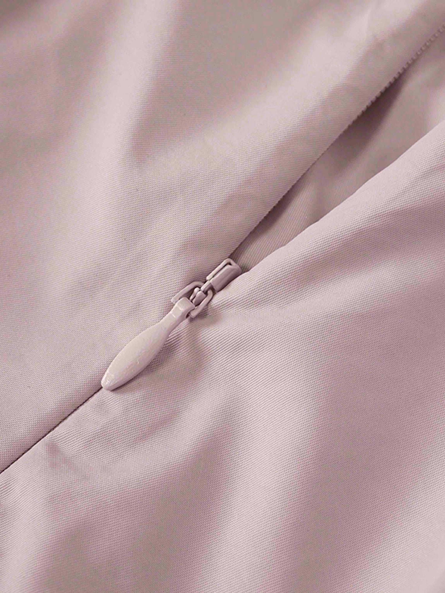 Waisted Full Taffeta Skirt-Mauve