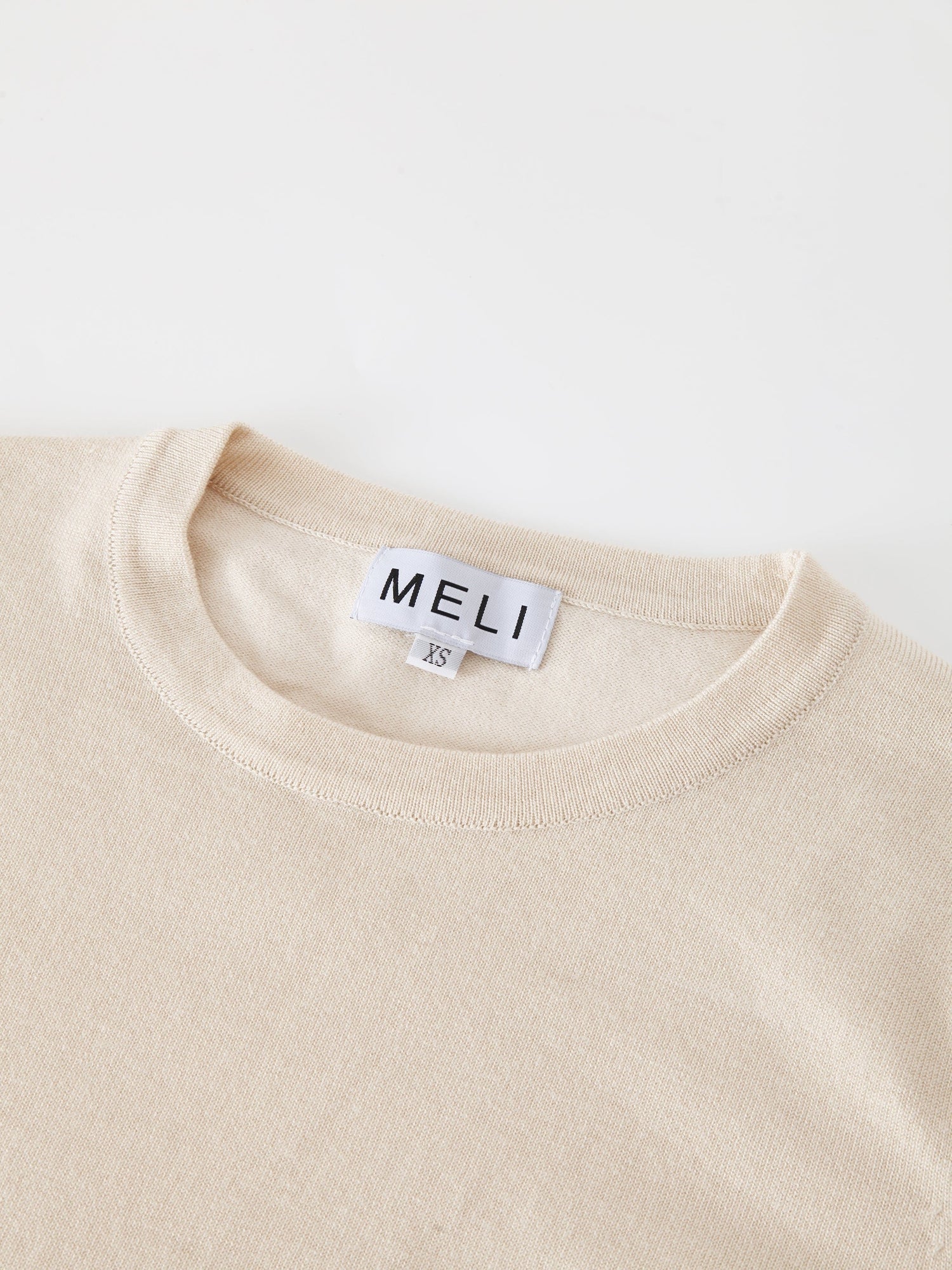 Basic Crew Sweater LS-Ivory