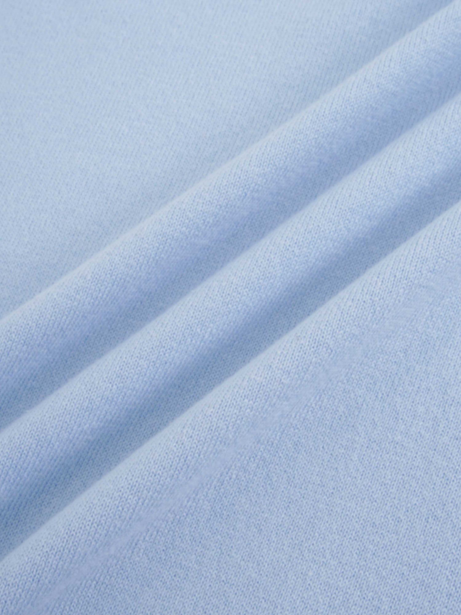 High V Lightweight Sweater-Baby Blue