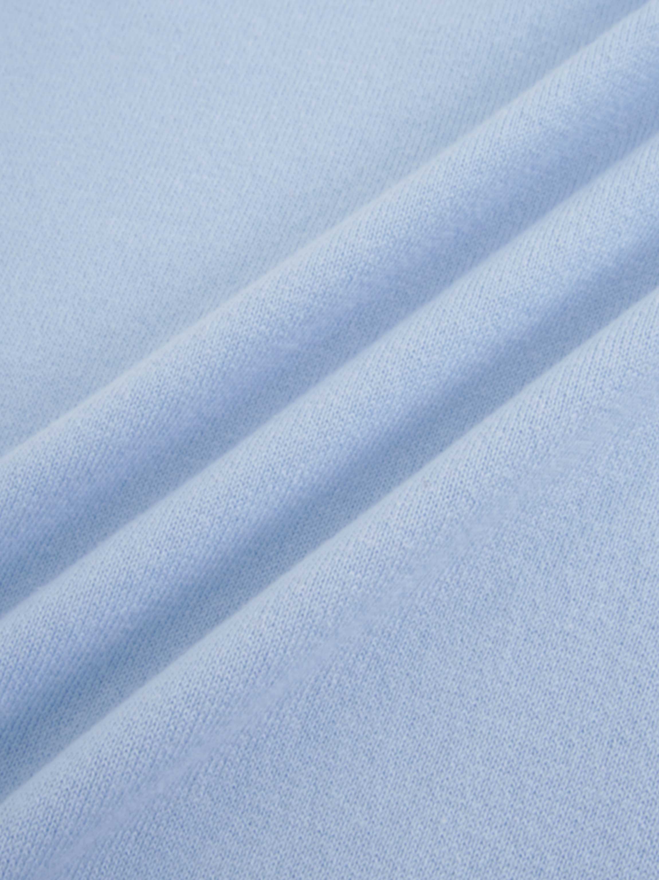 High V Lightweight Sweater-Baby Blue