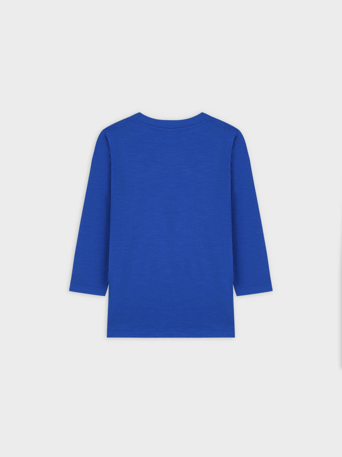 4 BUTTON HENLEY TEE-COBALT BLUE