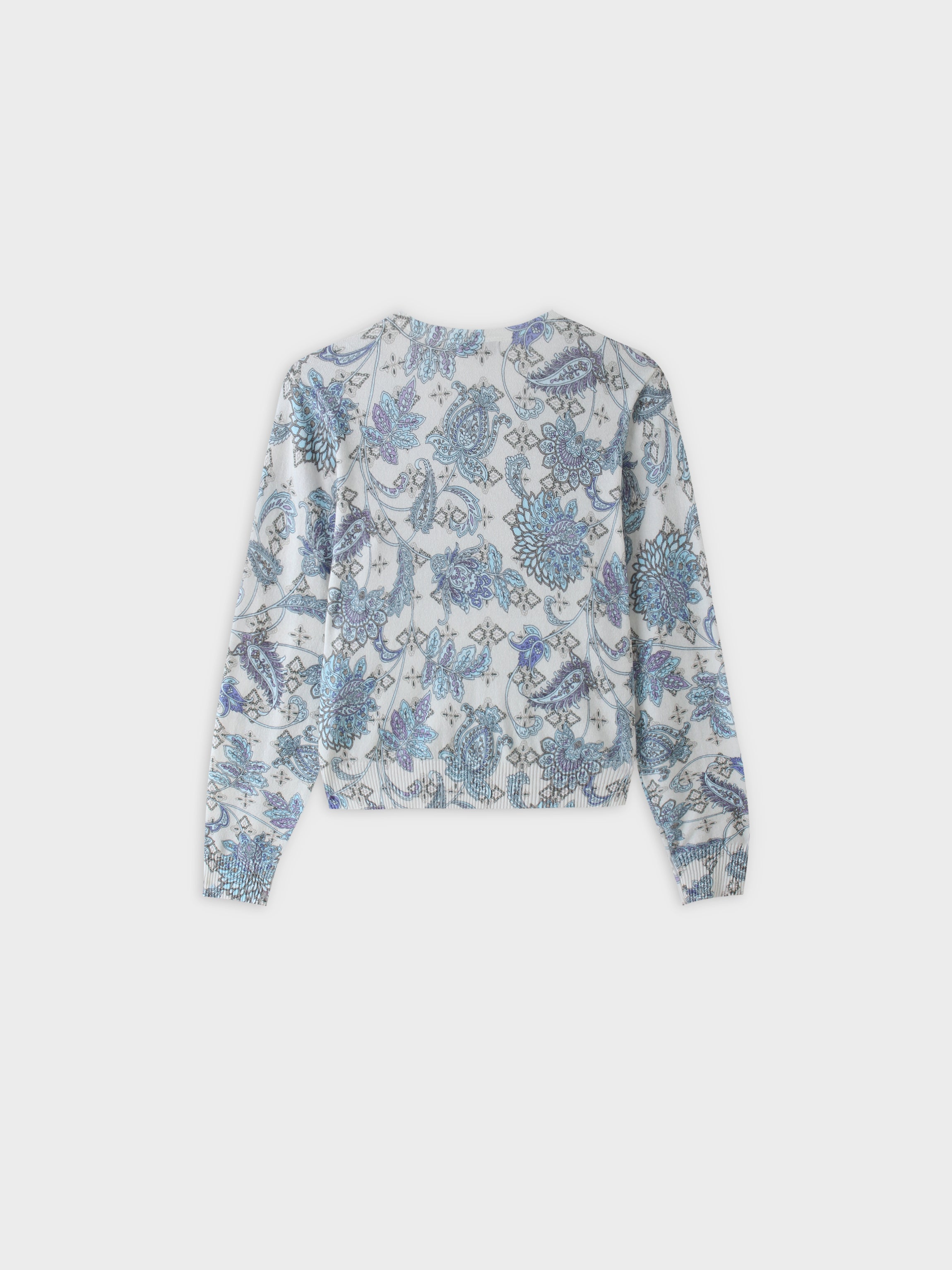 Printed Sweater-Paisley