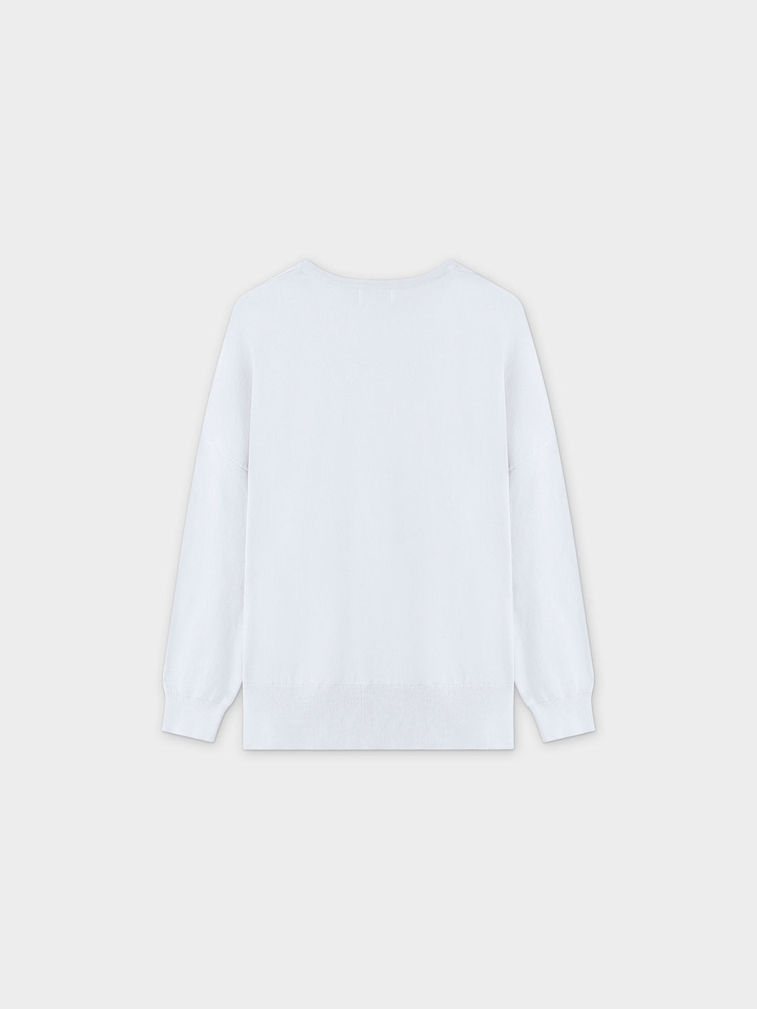 Oversized Lightweight Sweater-White