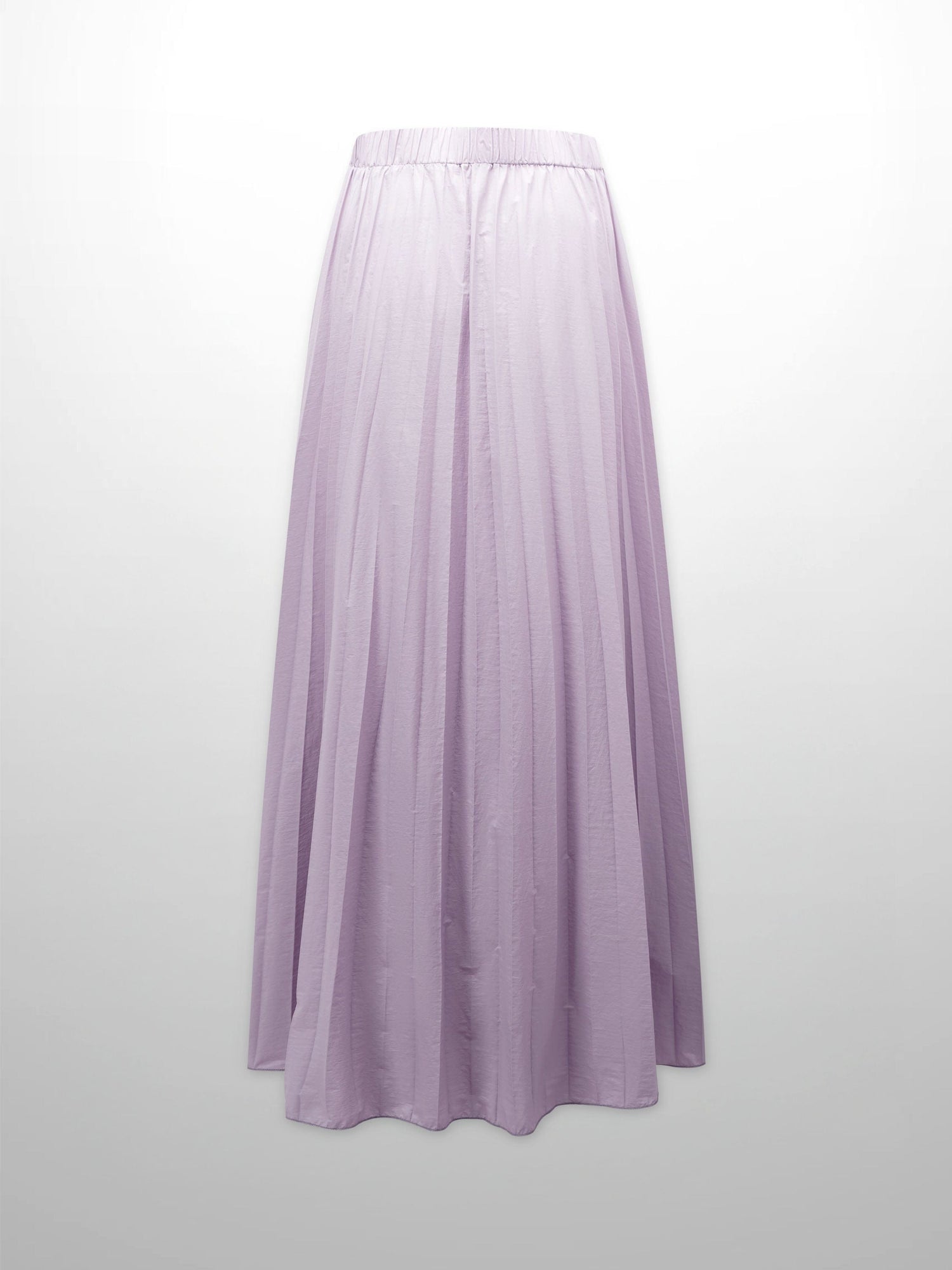 Nylon Circle Skirt-Mauve