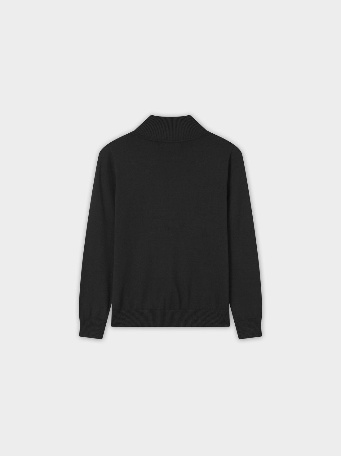 Beaded Turtleneck-Black