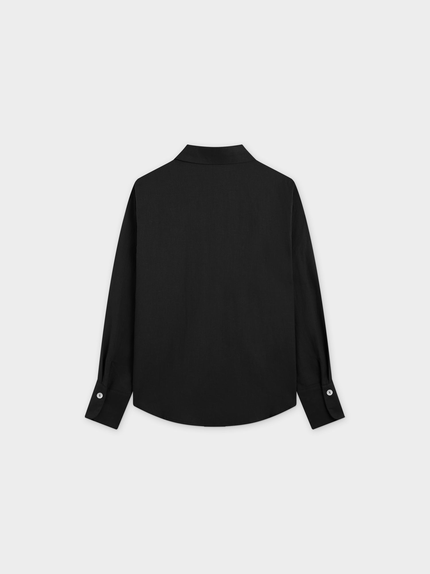 Linen Blouse-Black