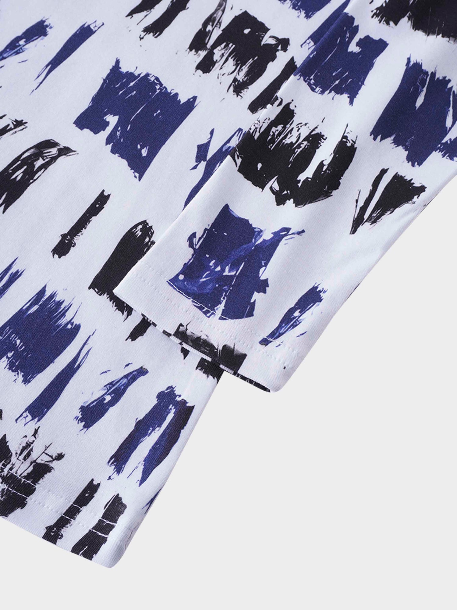 Basic Printed T-shirt-Brushstrokes