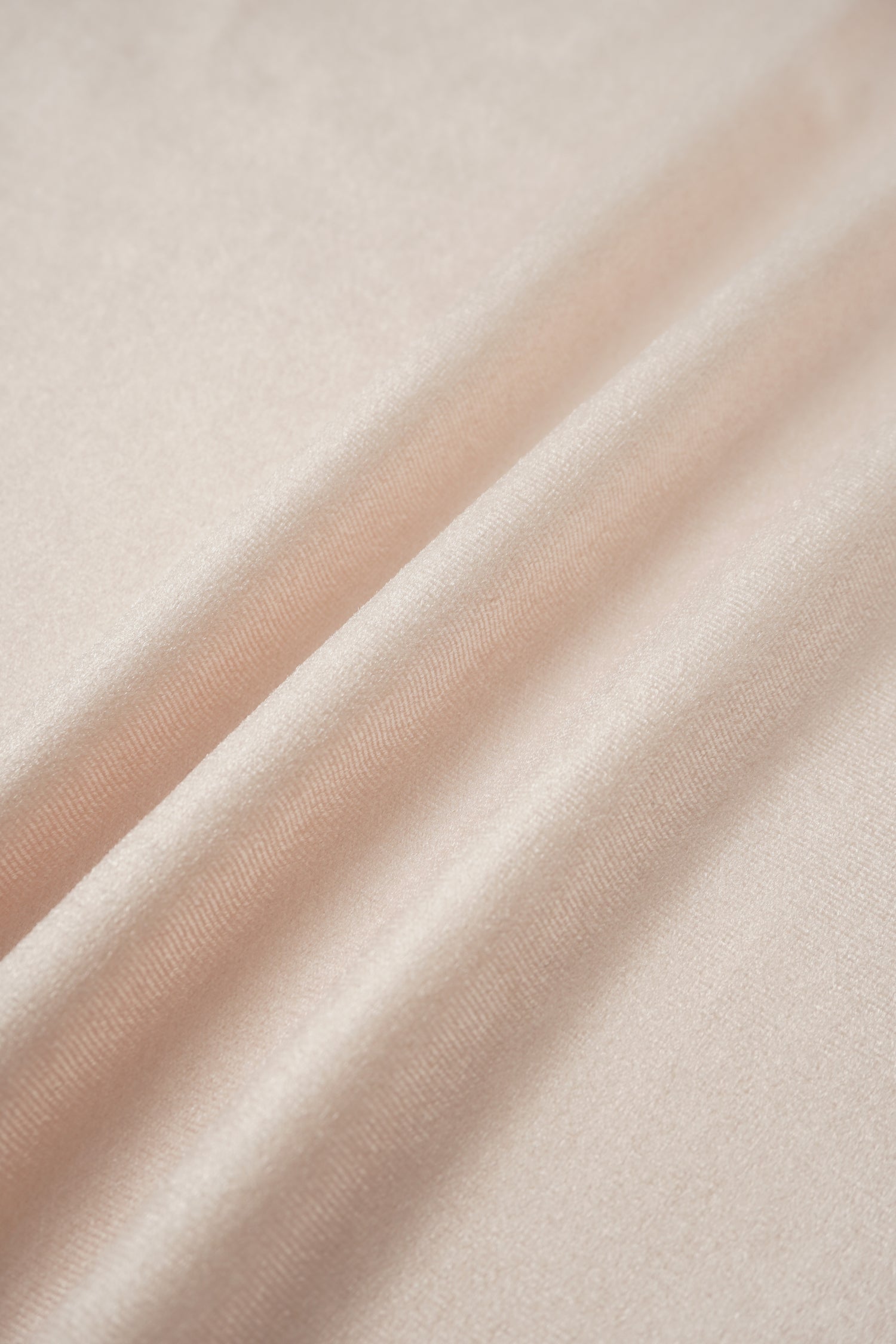 Flower Printed Velour Turtleneck-Cream