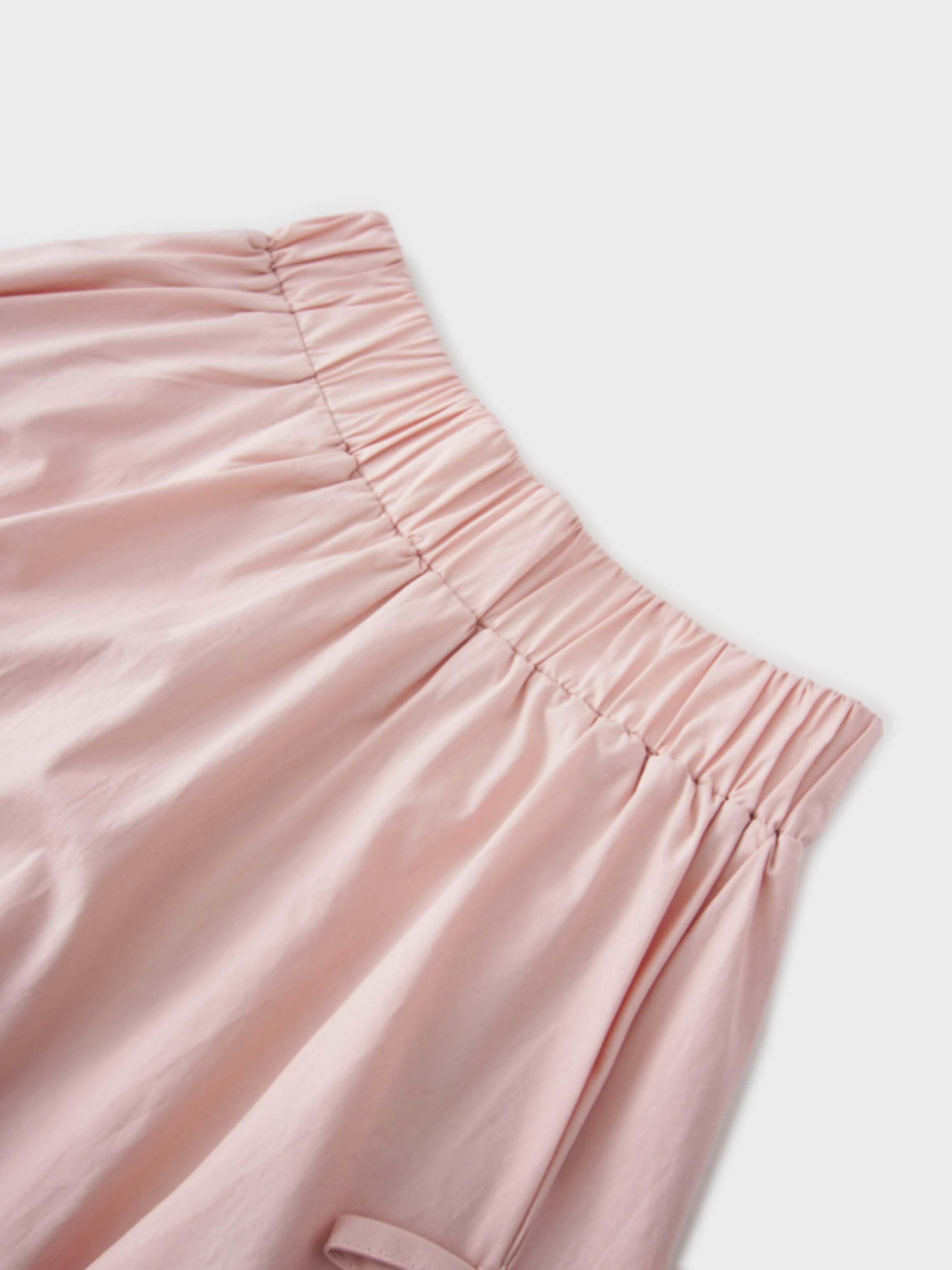 Scattered Bow Full Skirt-Pink