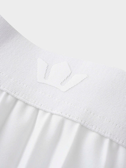 PLEATED SKIRT 35"-WHITE
