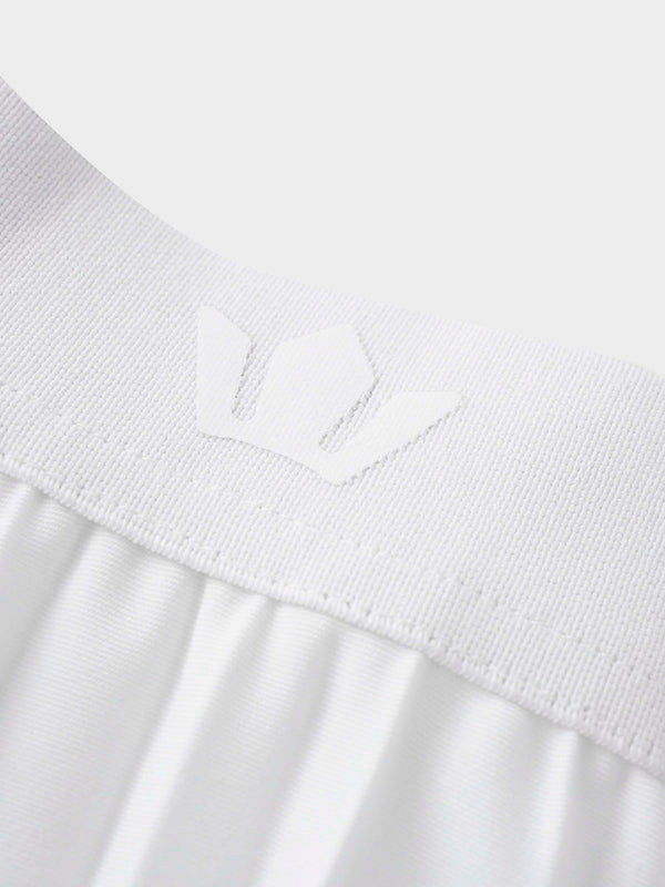 PLEATED SKIRT 35"-WHITE