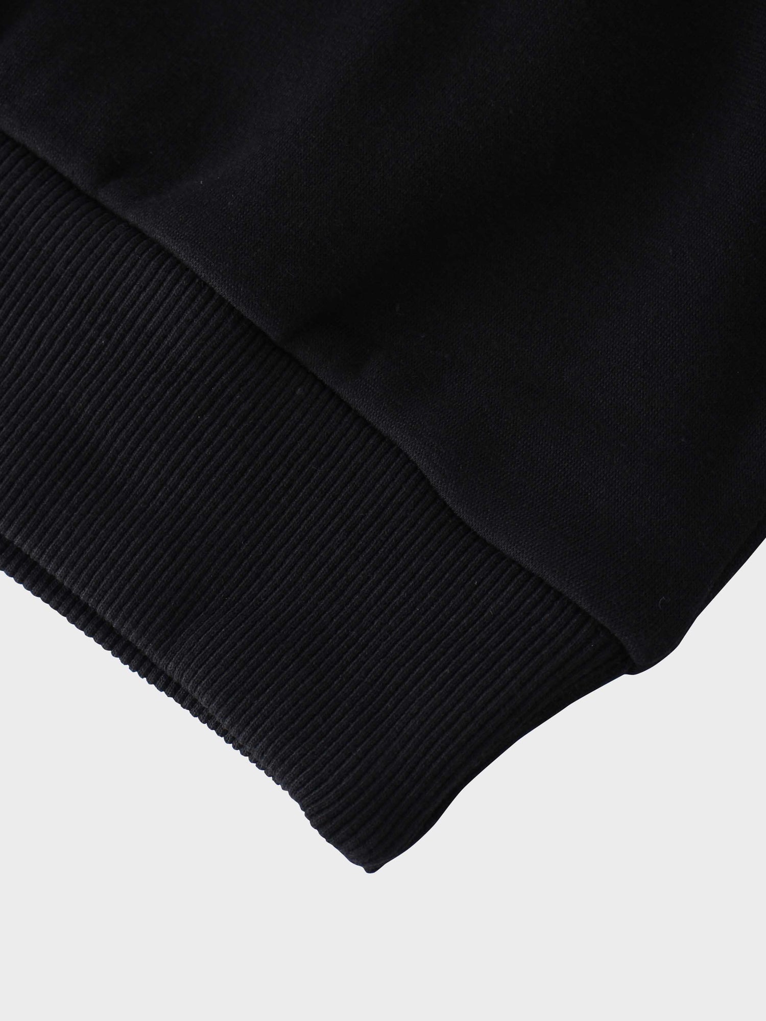 High Neck Sweatshirt-Black