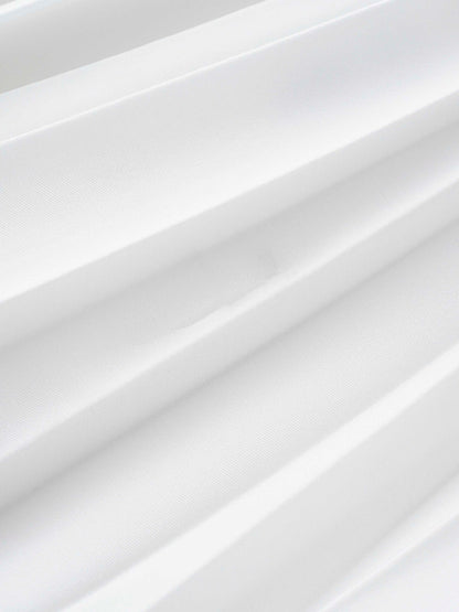 PLEATED SKIRT 35"-WHITE