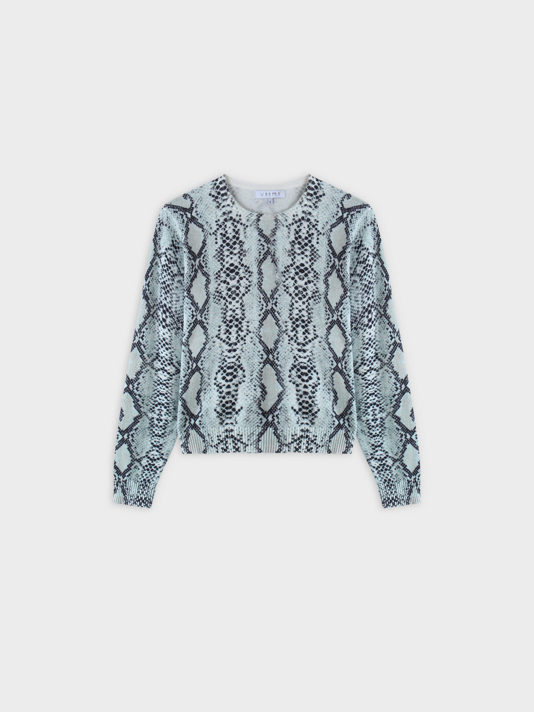 Printed Sweater-Mint Reptile