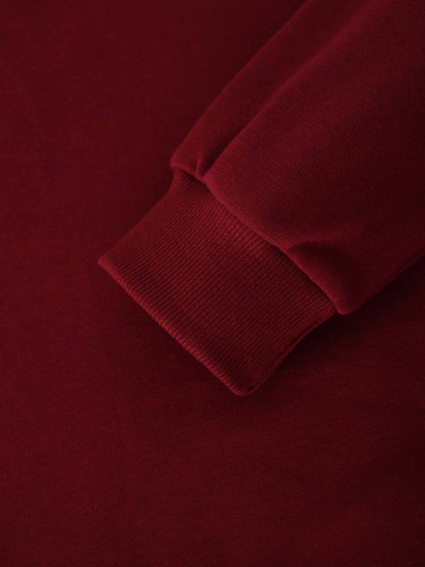 Logo Sweatshirt-Burgundy