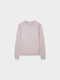 Basic Crew Sweater LS-Heathered Oatmeal