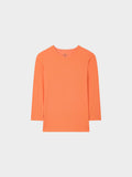 RIBBED HIGH V 3Q-ORANGE