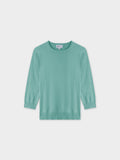 Basic Crew Sweater 3Q-Seafoam