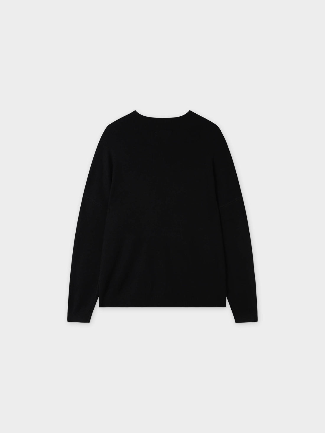 Oversized Soft Knit Sweater-Black