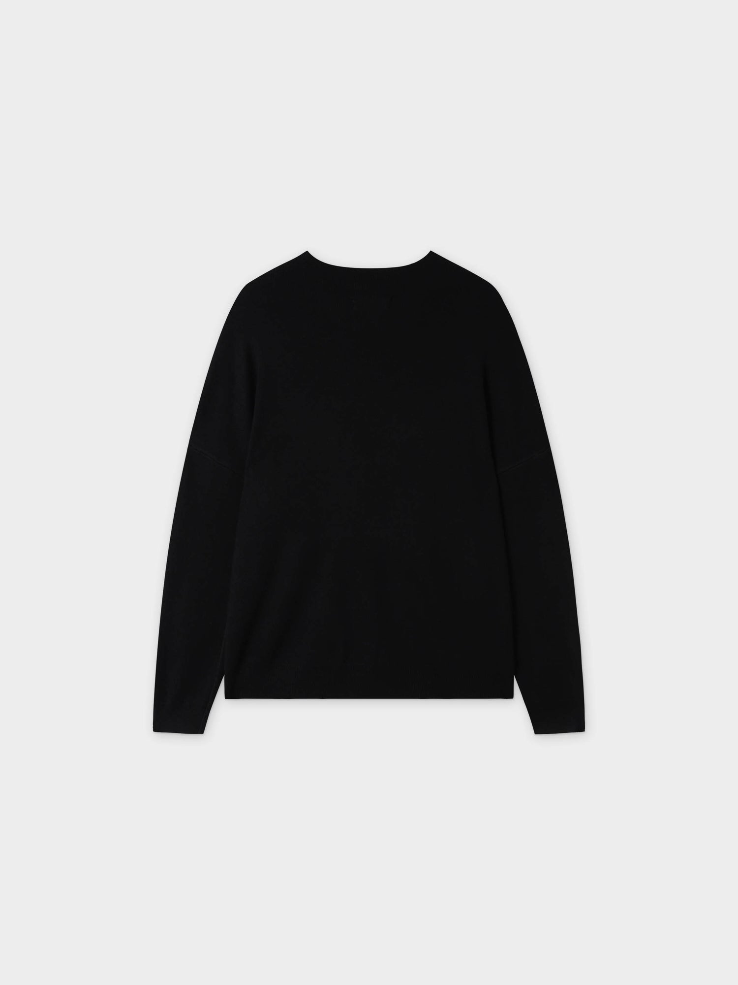 Oversized Soft Knit Sweater-Black