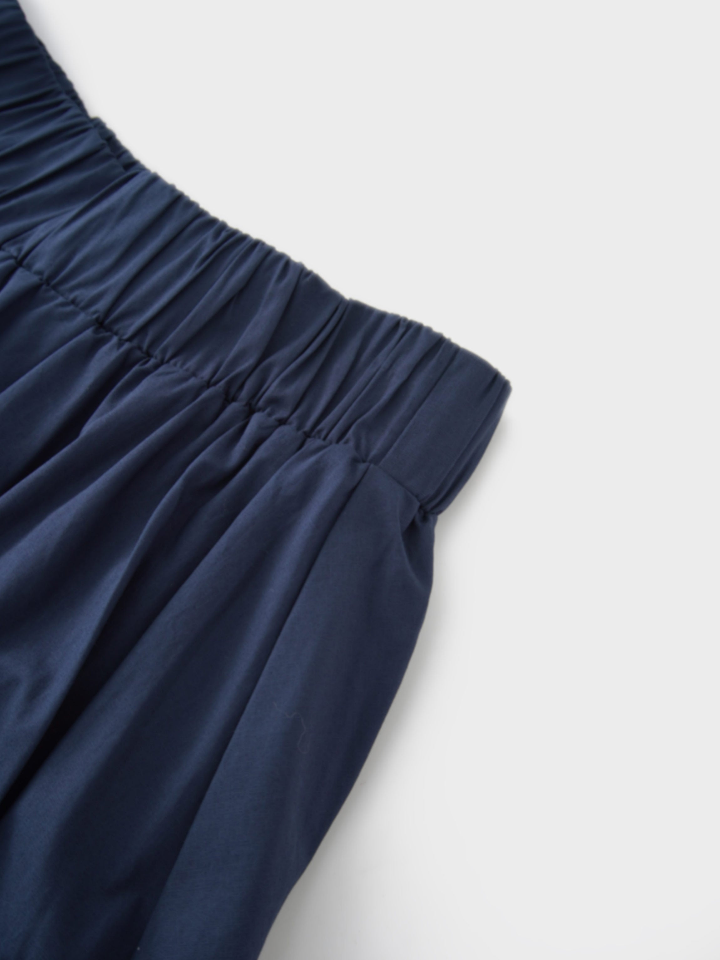 Scattered Bow Full Skirt-Navy