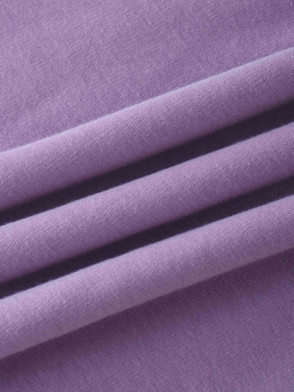High Neck Sweatshirt-Lavender