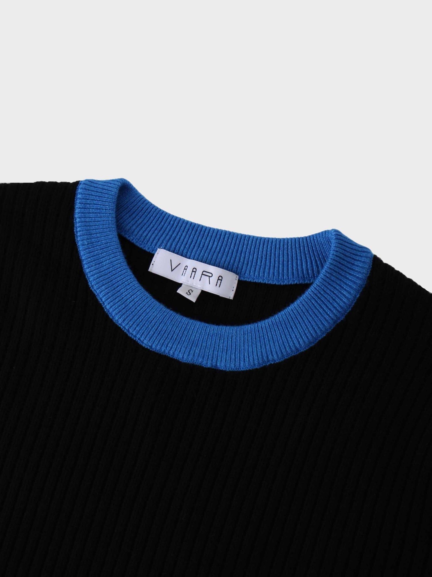 Multi Stripe Ribbed Sweater-Shades of Blue