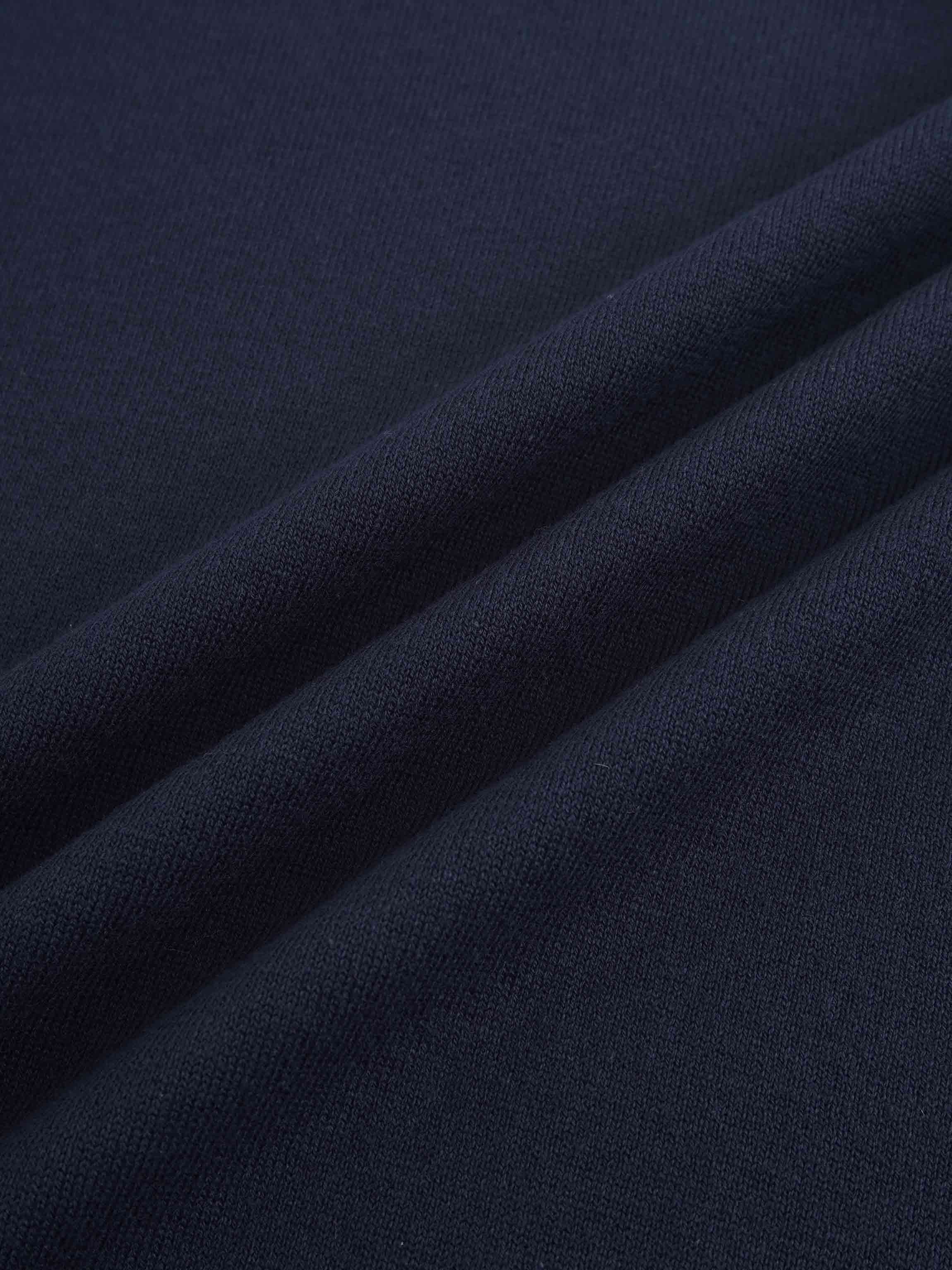 High V Lightweight Sweater-True Navy