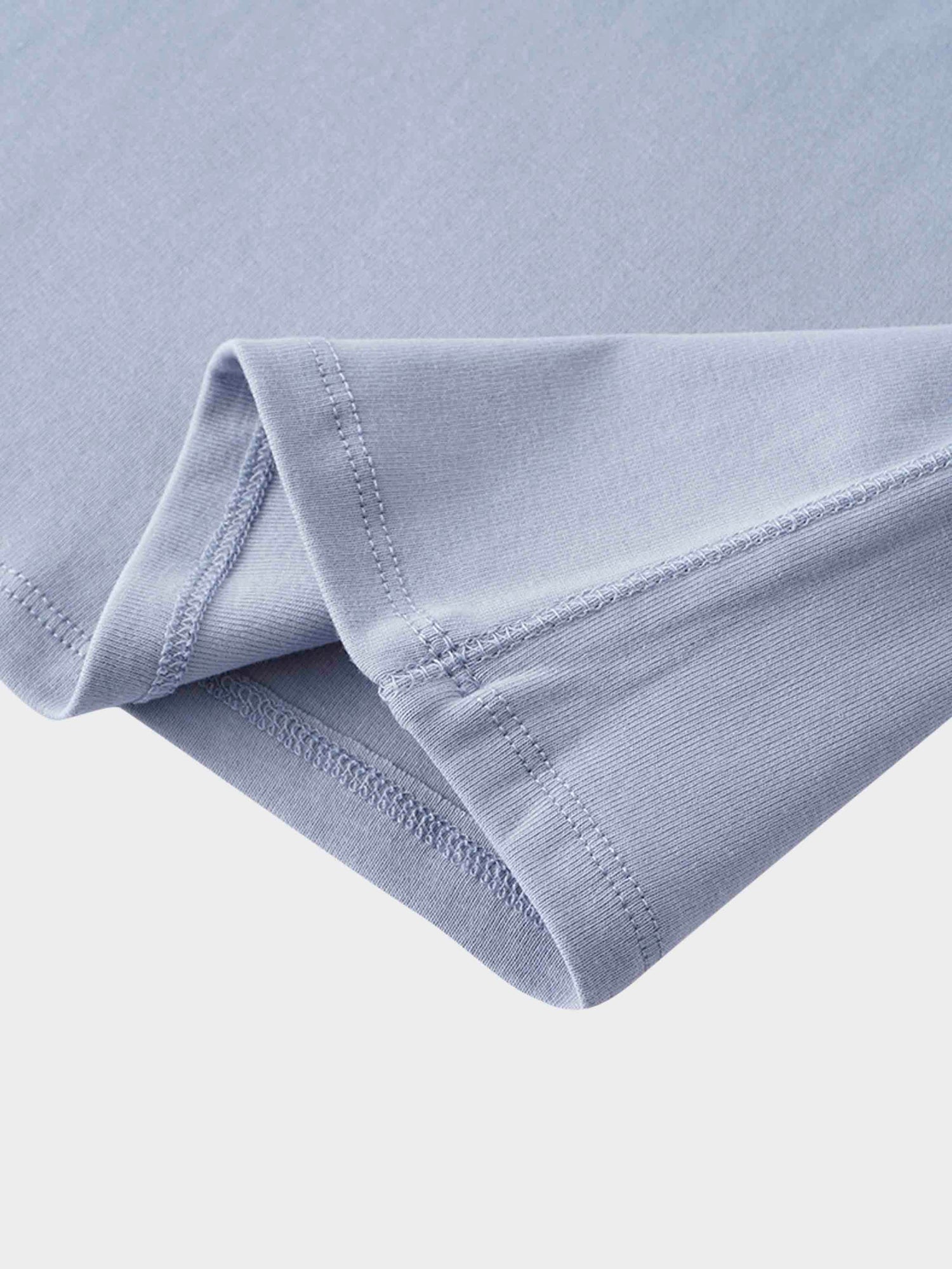 Trim Detail Henley-Grey/Blue